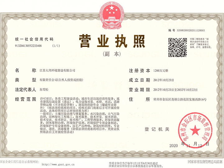 Business license